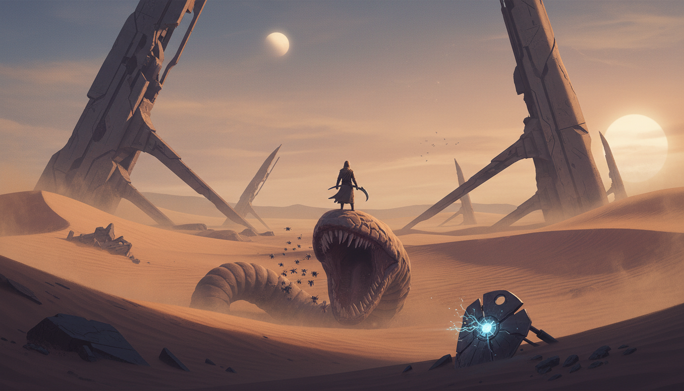 AI-generated hero image for Funcom Cuts Staff After 'Dune: Awakening' Delivers Its Biggest Launch in