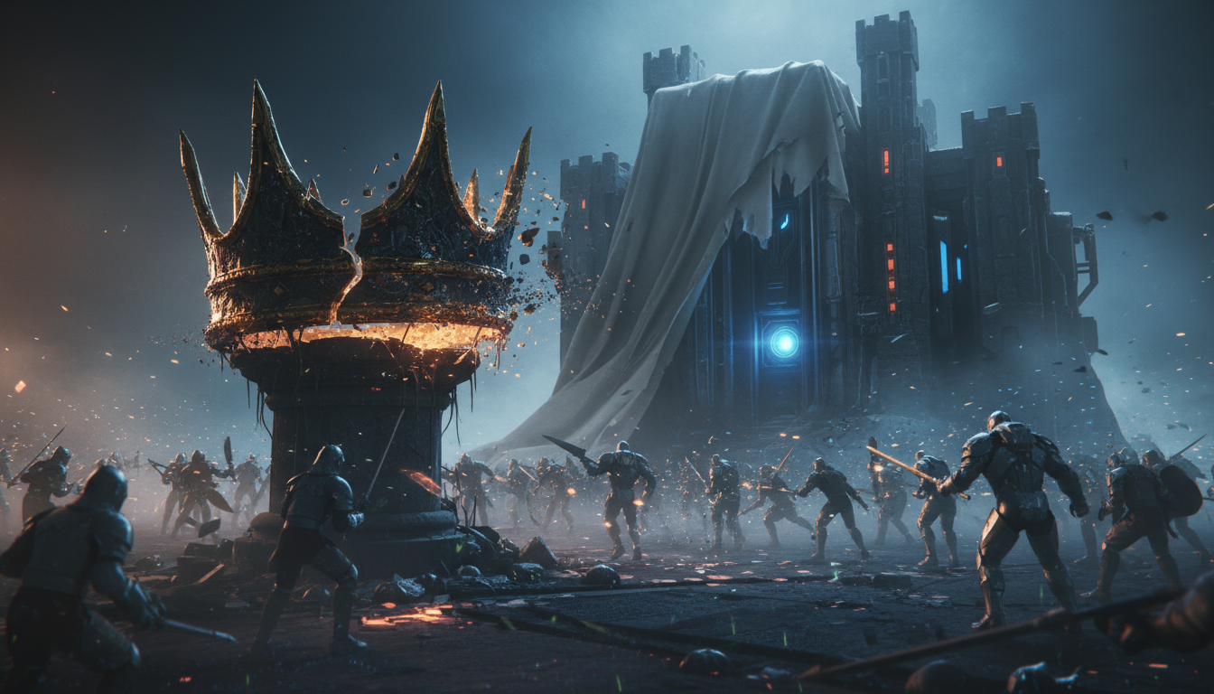 AI-generated hero image for Kingmakers Shelved Days Before Launch in a High-Stakes Bet on Player Trust