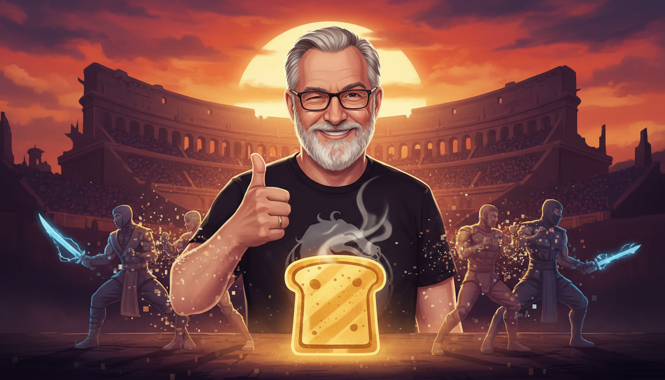 AI-generated hero image for Mortal Kombat’s “Toasty!” Legend Dan Forden Exits NetherRealm After 30 Years