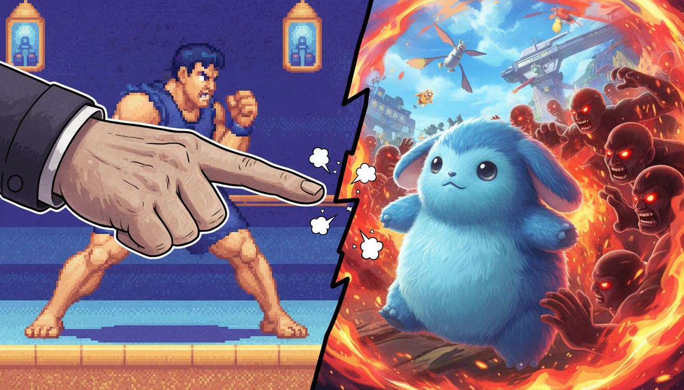 AI-generated hero image for Street Fighter Veteran's 'Plagiarism' Claim Against Palworld Ignites Backlash