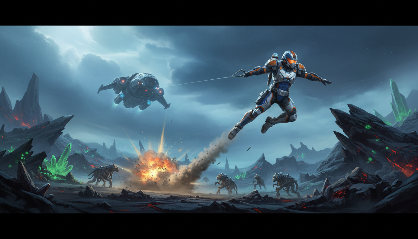 AI-generated hero image for The Price of Agility: Arrowhead Explains the Technical Trade-Off Behind Helldivers